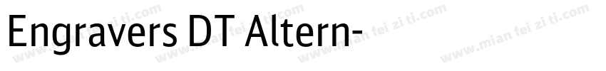 Engravers DT Altern字体转换
